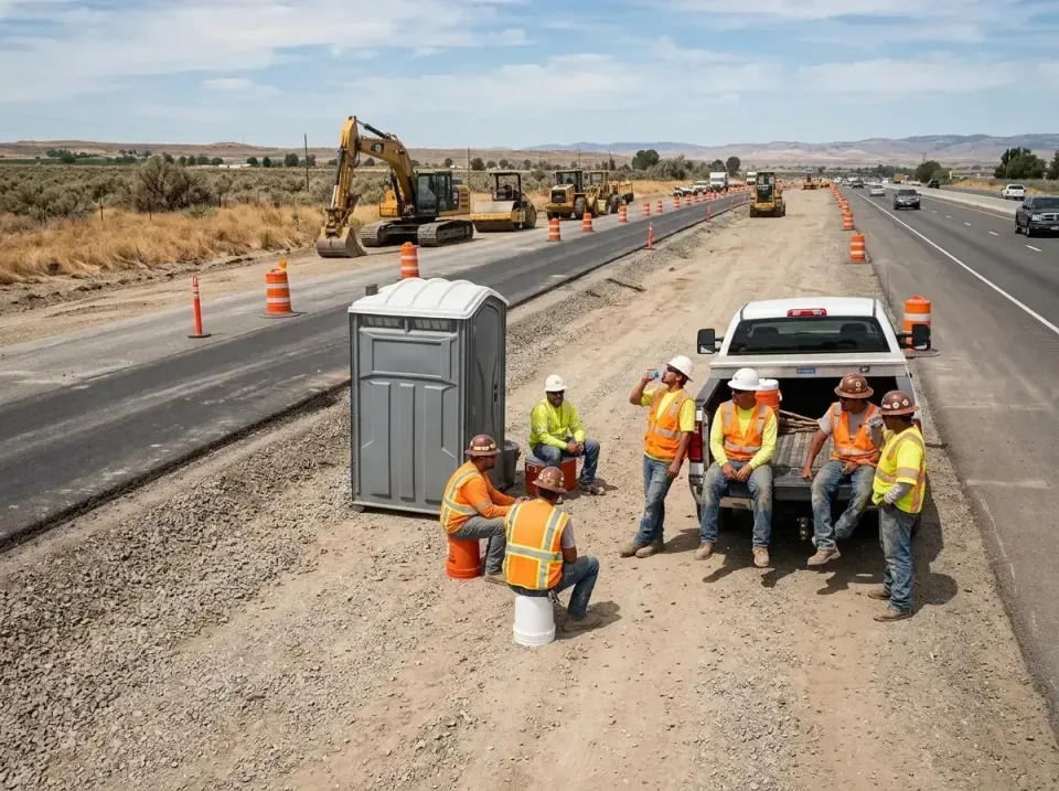 highway-road-construction-crew-007 — frequently asked questions, Porta Potty and Restroom Rentals in North Myrtle Beach, SC